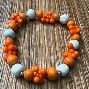 Orange and White Bracelet - NO LONGER AVAILABLE
